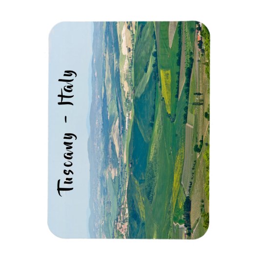 Typisch landschap in Toscane Magneet (Verticaal)