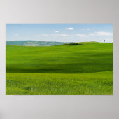 Typisch landschap in Toscane Poster (Voorkant)
