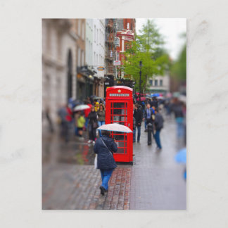 Typisch Londen - Vergeet de Umbrella niet Briefkaart