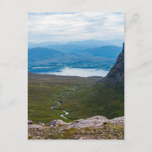 Typisch Schotse hooglandschap - Schotland Briefkaart