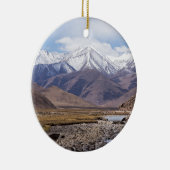 Typisch Tibetaans berglandschap Keramisch Ornament (Rechts)