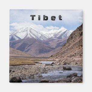 Typisch Tibetaans berglandschap Magneet