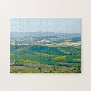 Typisch Toscaans landschap met heuvels - Italië Legpuzzel