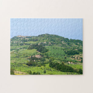 Typisch Toscaans landschap met heuvels - Italië Legpuzzel
