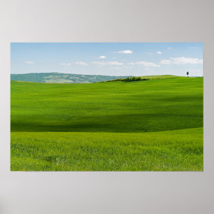 Typisch Toscaans landschap Poster