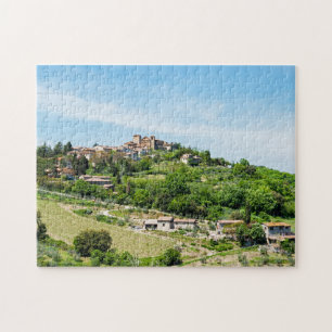 Typisch traditioneel dorp in Toscane - Italië Legpuzzel