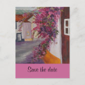 typische alentejo-huizen, sparen de datum aankondigingskaart (Voorkant)