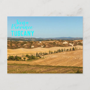 Typische landschappen voor de provincie Siena in T Briefkaart