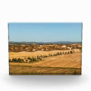 Typische landschappen voor de provincie Siena in T Fotoblokken