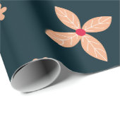 Typische motieven voor kerstdag cadeaupapier (Rol Hoek)