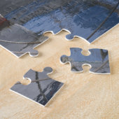 Typische Provençaalse vissersboten geschilderd in  Legpuzzel (Zijkant)