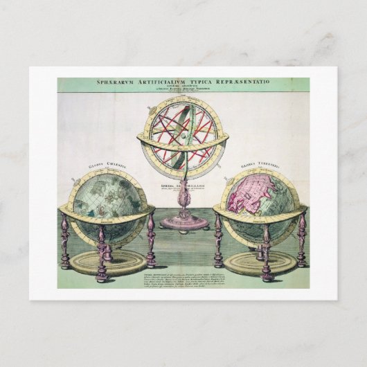 Typische representaties van kunstmatige bollen (ko briefkaart (Voorkant)