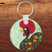 Typische rooster van Barcelona Sleutelhanger (Voorkant)