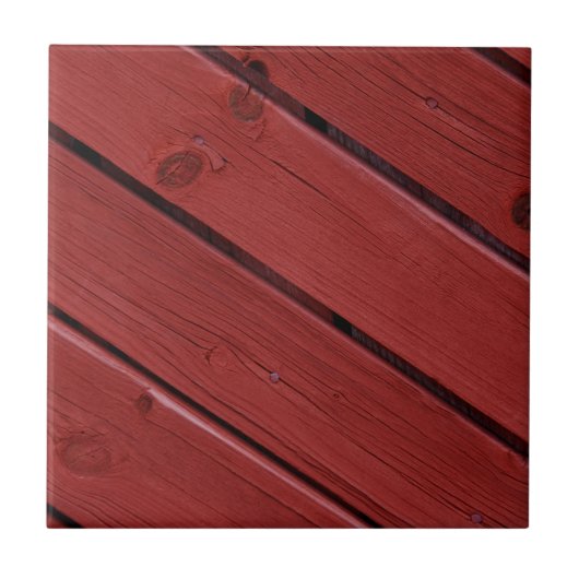 Typische Zweedse Falun-kleuren, rode kleur Tegeltje (Voorkant)