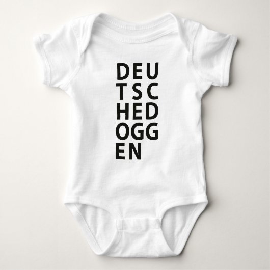 Typo: Deutsche Dogge Romper (Voorkant)