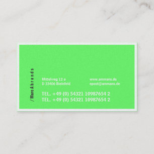 Typo visitekaartjes