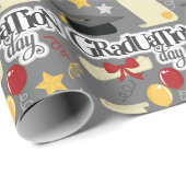 Typografie Afstuderen Dag Cadeaupapier (Rol Hoek)