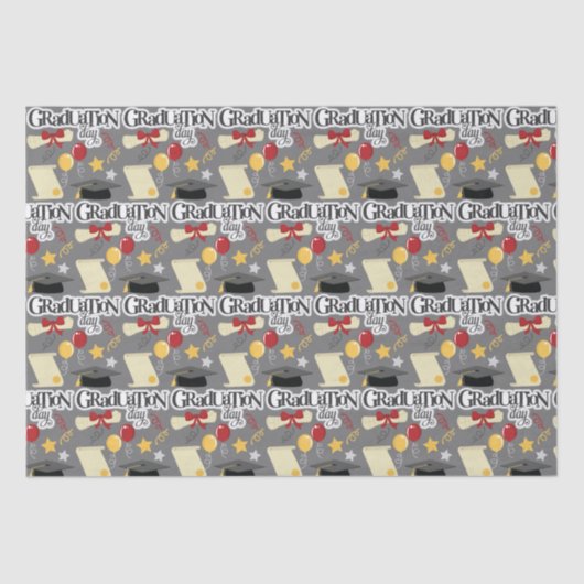 Typografie Afstuderen Dag Tissuepapier (Voorkant)