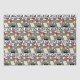 Typografie Afstuderen Dag Tissuepapier