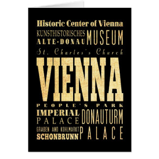 Typografie Art uit de stad Wenen