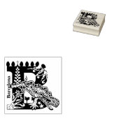 Typografie B (Barcelona: Spanje) Stempel (Gestempeld)