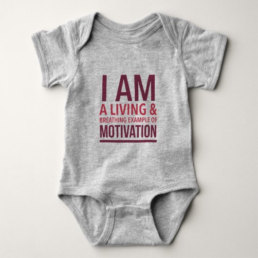 Typografie Baby Bodysuit (Voorkant)
