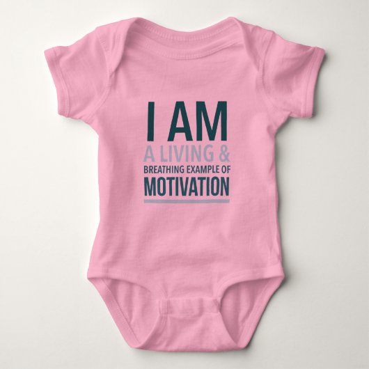 Typografie Baby Bodysuit (Voorkant)