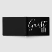 Typografie bedrijf te lanceren gastregister CUSTOM Gastenboek (Volledig)