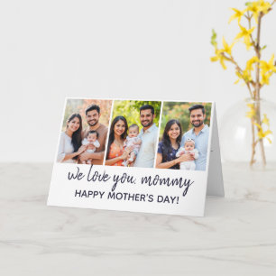 Typografie Bijbelvers Fotocollage Moederdag Kaart