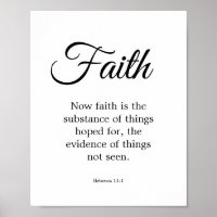Typografie Black & White Faith is de stof