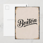 typografie briefkaart (Voorkant / Achterkant)