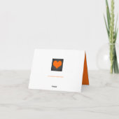 typografie Chalkboard Hartelijk dank Bedankkaart (Achterkant)