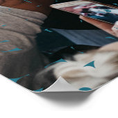 Typografie - Courage - Aangepaste foto Poster (Hoek)