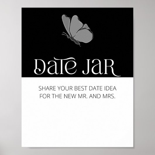 Typografie datum nachtelijke ideeën. Datum jar bru Poster (Voorkant)