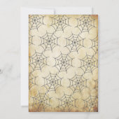  Typografie Eat, Drink & Wees eng Halloween Kaart (Achterkant)