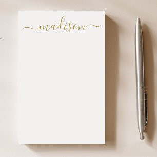  typografie Elegant Uniek Monogram Naam Post-it® Notes