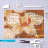 Typografie Embedded Word Cloud Rustic Decoupage Tissuepapier (Craft)