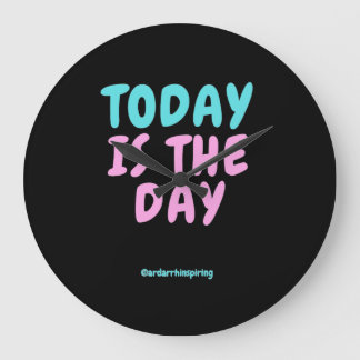 Typografie Expressieve Modekleding Grote Klok