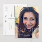 Typografie Foto 2016 Uitnodiging voor afstudeerfee (Voorkant / Achterkant)