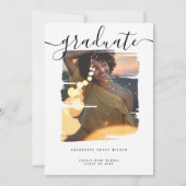 Typografie Foto aangepast Afstuderen Kaart (Voorkant)