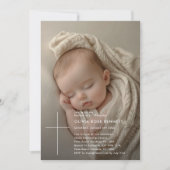 Typografie Geslachtsneutrale Overlay Fotodoop Kaart (Voorkant)