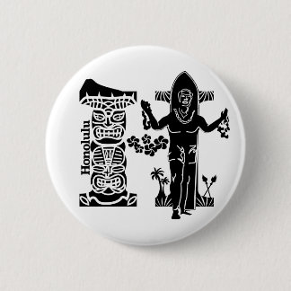 Typografie H (Honolulu: VS) Ronde Button 5,7 Cm