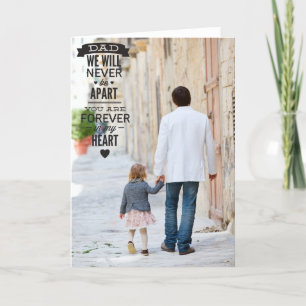  Typografie Happy Vaderdag Photo Card Kaart