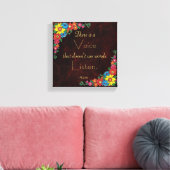 Typografie - Inspirerend Quote van Rumi Canvas Afdruk (Insitu (Woonkamer))