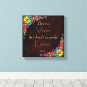 Typografie - Inspirerend Quote van Rumi Canvas Afdruk (Insitu (Houten vloer))