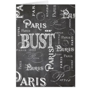 Typografie-kalligrafie Parijs Frankrijk Eiffel Tow