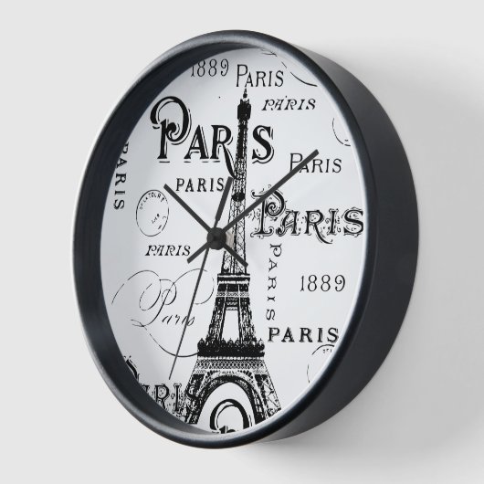 Typografie-kalligrafie Parijs Frankrijk Eiffel Tow (Hoek)