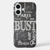 Typografie-kalligrafie Parijs Frankrijk Eiffel Tow