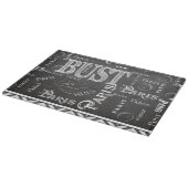 Typografie-kalligrafie Parijs Frankrijk Eiffel Tow Snijplank (Hoek)