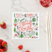 Typografie kerst servet (Insitu)